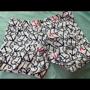 Lilly Pulitzer shorts in Ahoy There.
